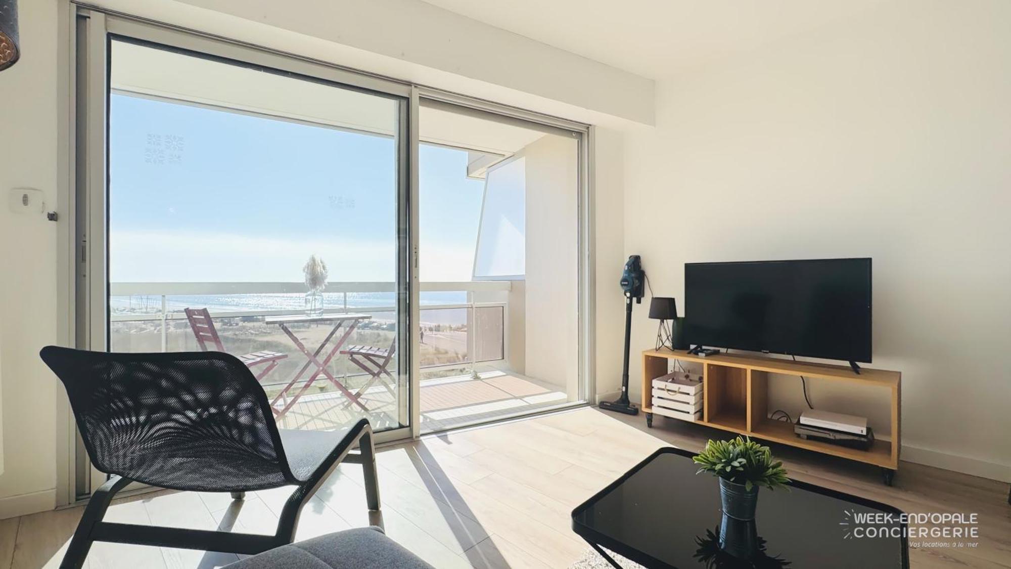 Appartement Vue Mer Au Pied De La Plage De Merlimont Plage Exteriör bild